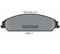 TEXTAR Kit pastiglie freni Anteriore per CHRYSLER 300 C Touring (LX, LE) 2416401