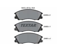 TEXTAR Kit pastiglie freni Anteriore per HYUNDAI TERRACAN (HP) 2405901