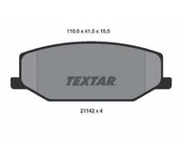 TEXTAR Kit pastiglie freni Anteriore per MAZDA AZOFFROAD 2114202