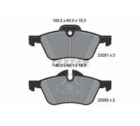 TEXTAR Kit pastiglie freni Anteriore per MINI Hatchback (R50, R53) Cabrio (R52)