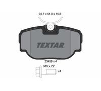 TEXTAR Kit pastiglie freni Posteriore per LAND ROVER Discovery II (L318) 2345801