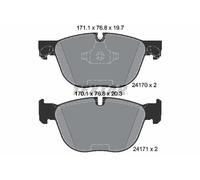 Set di pastiglie freno TEXTAR 2417001, anteriore