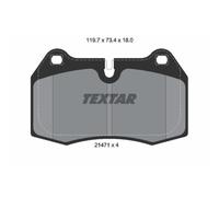 TEXTAR Pastiglie Bremsbelegsatz Frontale per BMW 7er 8er Maserati 4200 Gt Coupé