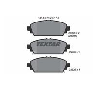 TEXTAR Pastiglie Bremsbelegsatz Frontale per Honda Civic VII Hatchback Accord