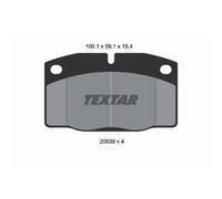 TEXTAR Pastiglie Bremsbelegsatz Frontale per Opel Rekord E Corsa A Cc Lotus