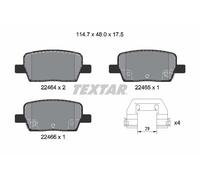 TEXTAR Pastiglie Bremsbelegsatz Posteriore per Chevrolet Camaro Convertible
