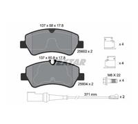 TEXTAR Pastiglie Bremsbelegsatz Posteriore per Ford Tourneo Custom Bus Transit