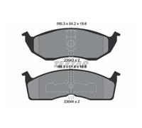 TEXTAR Pastiglie Freni Anteriori per Chrysler Voyager/Grand 300 M Plymouth Neon