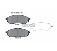 TEXTAR Pastiglie Freni Anteriori per Nissan Pathfinder III Qashqai + 2 I Renault