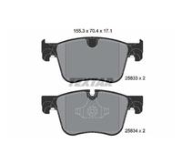 TEXTAR Pastiglie Freni Anteriori per Peugeot 308 Sw II Citroën C4 Grand Picasso
