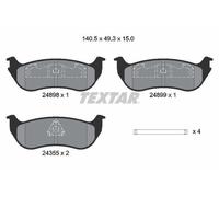 TEXTAR Pastiglie Freni Posteriore per Jeep Wrangler II Tj 4.0 2489803