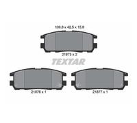 TEXTAR Pastiglie Freni Posteriori per Opel Frontera a Monterey Isuzu Trooper II