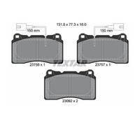 TEXTAR Pastiglie Freno Bremsbelegsatz Ant. per Alfa Romeo