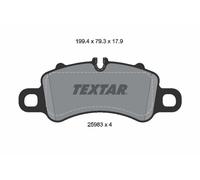 TEXTAR Pastiglie Freno Bremsbelegsatz Frontale Adatto A per Porsche 911