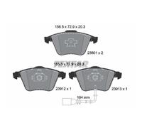 Set di pastiglie freno TEXTAR 2380101, posteriore