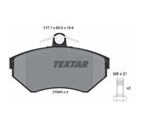 TEXTAR Pastiglie Freno Bremsbelegsatz Frontale per Audi A4 Per VW Passat
