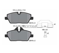 TEXTAR Pastiglie Freno Bremsbelegsatz Frontale per BMW 1er Mini