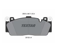 TEXTAR Pastiglie Freno Bremsbelegsatz Frontale per BMW 6 Gran Coupé 5er