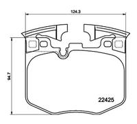 TEXTAR Pastiglie Freno Bremsbelegsatz Frontale per BMW 7er 5er Toyota Supra