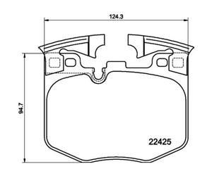 TEXTAR Pastiglie Freno Bremsbelegsatz Frontale per BMW 7er 5er Toyota Supra