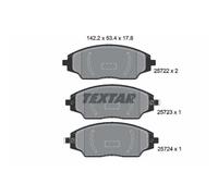 TEXTAR Pastiglie Freno Bremsbelegsatz Frontale per Chevrolet Aveo Hatchback