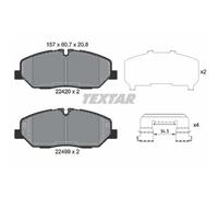 TEXTAR Pastiglie Freno Bremsbelegsatz Frontale per Hyundai H350 Bus
