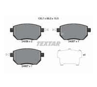 TEXTAR Pastiglie Freno Bremsbelegsatz Frontale per Infiniti Fx Nissan Maxima VI