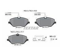 TEXTAR Pastiglie Freno Bremsbelegsatz Frontale per Peugeot 407 Sw Citroën C5 III