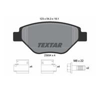 2393401 Kit pastiglie freno, Freno a disco (TEXTAR)