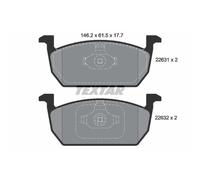 TEXTAR Pastiglie Freno Bremsbelegsatz Frontale per Seat Leon Audi A1 City Carver
