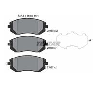 TEXTAR Pastiglie Freno Bremsbelegsatz Frontale per Subaru Forester XV