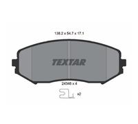 TEXTAR Pastiglie Freno Bremsbelegsatz Frontale per Suzuki Grand Vitara II