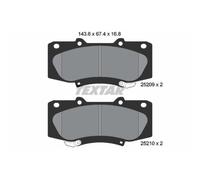 TEXTAR Pastiglie Freno Bremsbelegsatz Frontale per Toyota Hilux VII