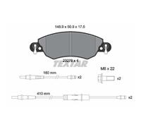 TEXTAR Pastiglie Freno Bremsbelegsatz Frontale Sistema Bosch per Citroën C5 I