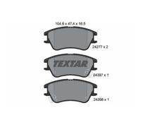 TEXTAR Pastiglie Freno Bremsbelegsatz Frontale Sistema Invia per Hyundai Atos
