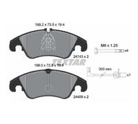 TEXTAR Pastiglie Freno Bremsbelegsatz Frontale Sistema Lucas per Audi A4 Avant
