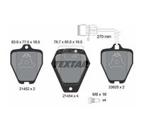 TEXTAR Pastiglie Freno Bremsbelegsatz Frontale Sistema Lucas per Audi A6 A8