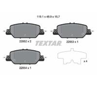 TEXTAR Pastiglie Freno Bremsbelegsatz Posteriore Adatto A per Honda Cr-V