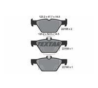 TEXTAR Pastiglie Freno Bremsbelegsatz Posteriore per Subaru Levorg Outback