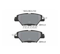 TEXTAR Pastiglie Freno Bremsbelegsatz Posteriore Sistema Akebono per Mazda CX-9