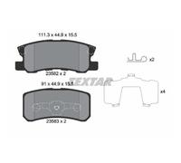 TEXTAR Pastiglie Posteriore per Mitsubishi Pajero IV Citroën C-Crosser Impresa