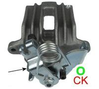 TEXTAR Pinza freno per AUDI A4 Avant (8ED, B7) A4 Sedan (8EC, B7) Posteriore Dx