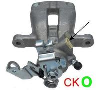 TEXTAR Pinza freno per OPEL Meriva A (X03) Zafira A (T98) Astra G CC (T98) Ø38mm