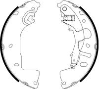 TEXTAR Set Di Freni Bremsbacken Per VW ID.3 E11 E12 Cupra Born K11