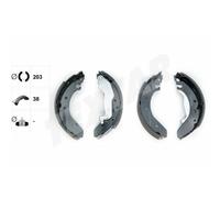 TEXTAR Set Di Freni Posteriori Per Honda Civic VI Fastback MA MB