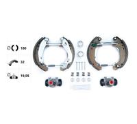 TEXTAR Set Di Freni Posteriori Per Peugeot 106 II 1A_ 1C_ Citroën
