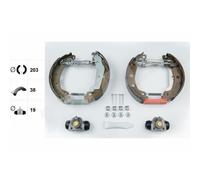 TEXTAR Set Di Freni Posteriori Per Renault Megane I BA0/1 EA0/1