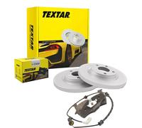 TEXTAR Set Freni Pastiglie + Dischi Pieno Frontale per Renault Clio I