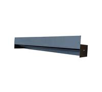 Textile Commercial Fabric Storage Rack,Commercial Wall Mount iron Storage Rack for Fabric,Suitable For Shopping Malls Retail Stores(120x10x15cm)