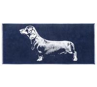 textile idea Asciugamano in 100% cotone, morbido asciugamano da bagno con motivo per donne, uomini e bambini, asciugamano da doccia, telo mare e asciugamano sportivo, motivo cane, 67 x 150 cm
